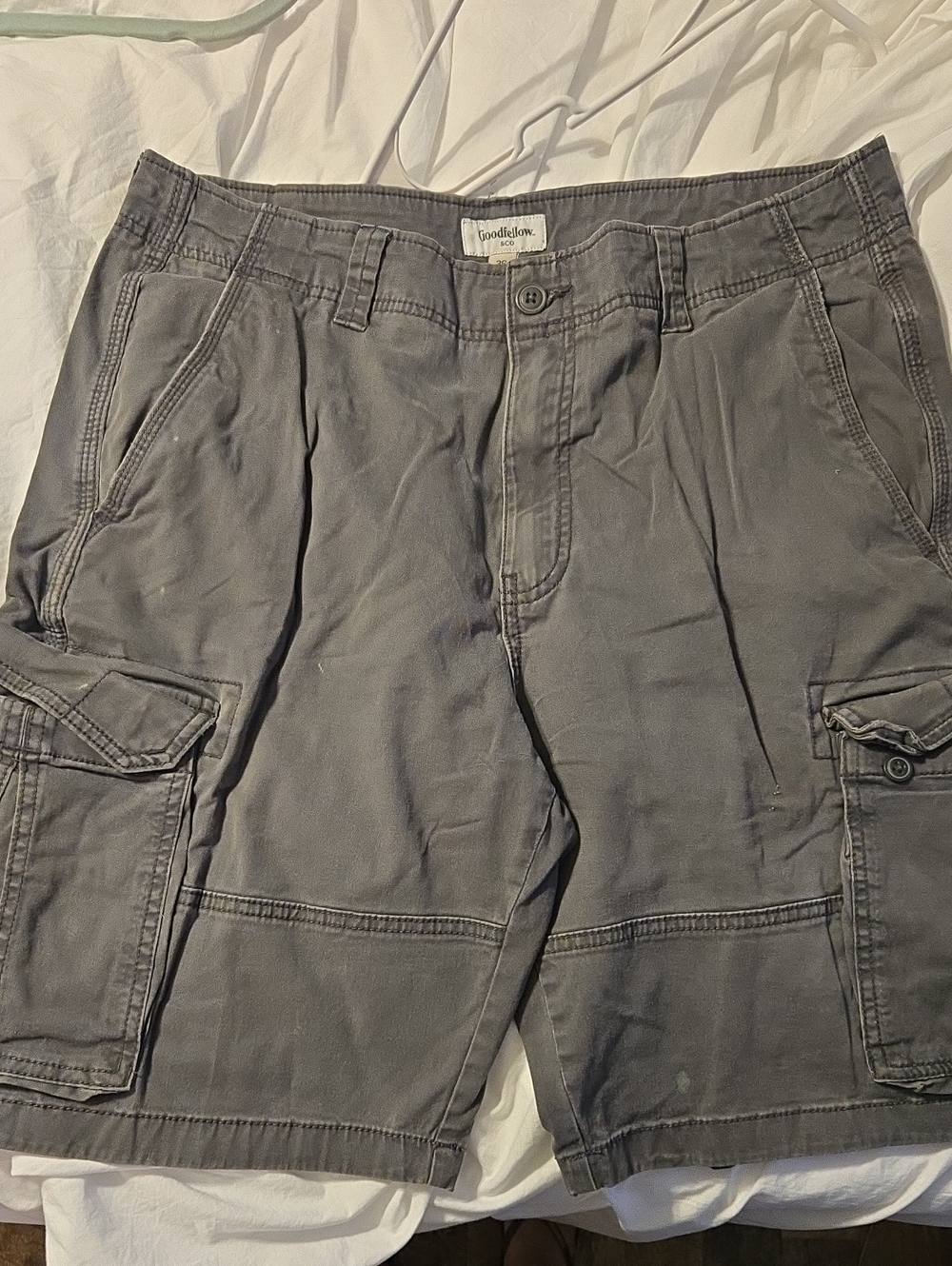 Goodfellow & Co Men's Gray Cargo Shorts